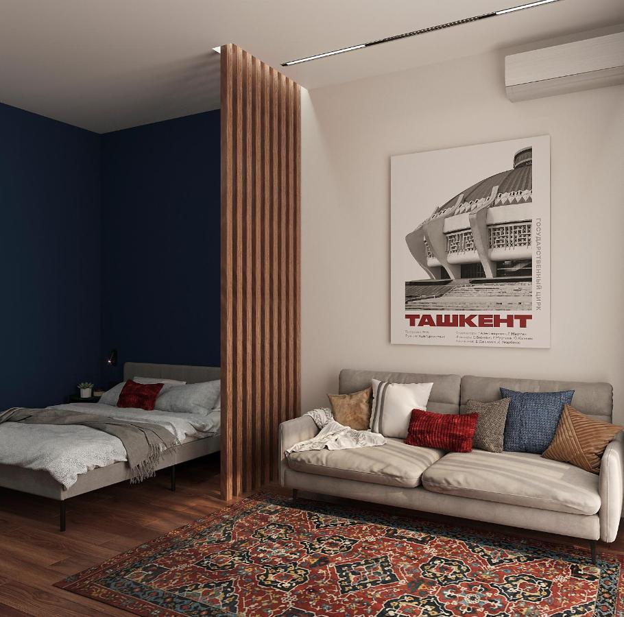 Blueloft 52 I Tashkent Apartment With Balcony 외부 사진