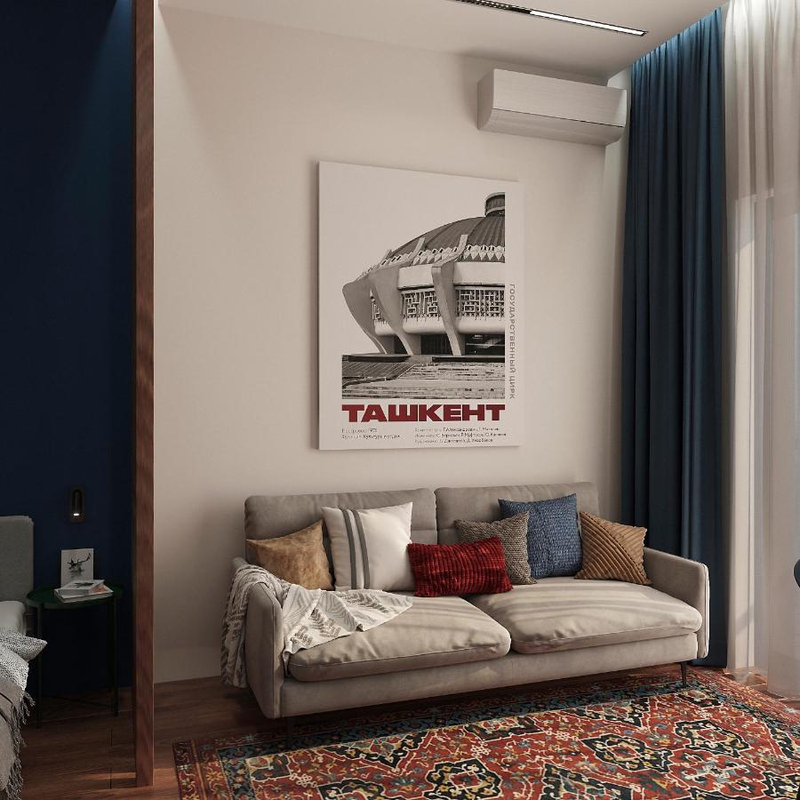 Blueloft 52 I Tashkent Apartment With Balcony 외부 사진