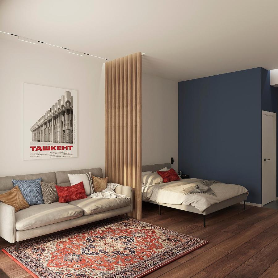 Blueloft 52 I Tashkent Apartment With Balcony 외부 사진
